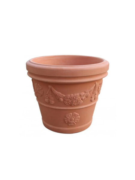 Vaso Festonato Finto Cotto